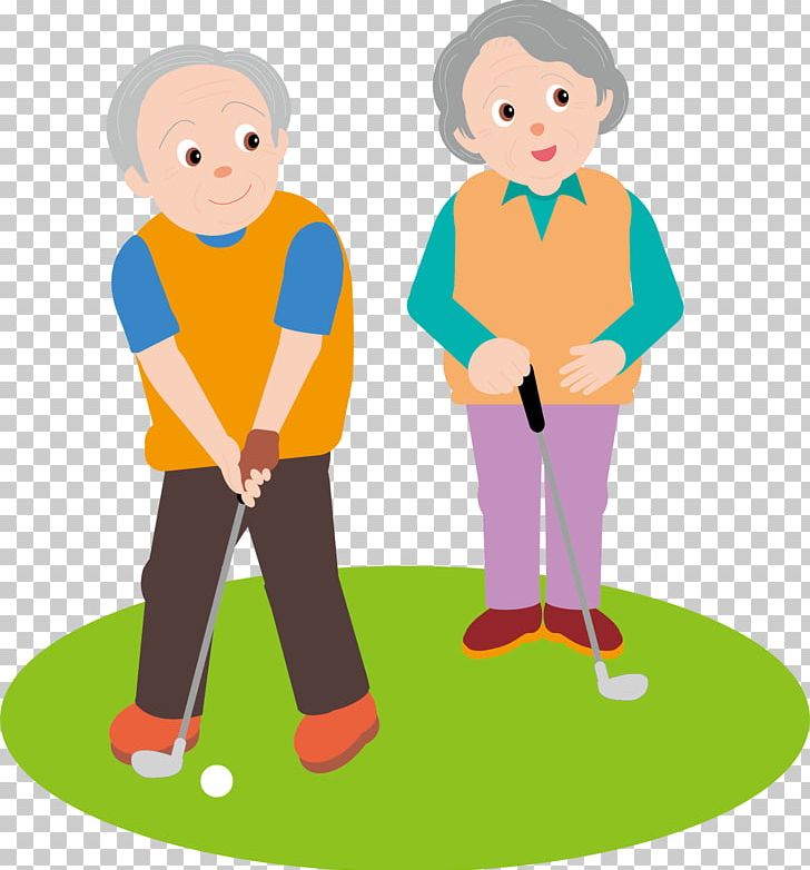 Golf Old Age PNG, Clipart, Boy, Business Man, Cartoon, Child, Conversation Free PNG Download