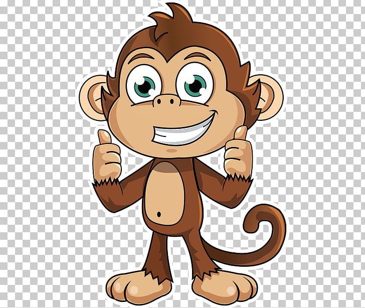 Monkey Sticker Animation Decal PNG, Clipart, Animals, Animation, Big Cats, Bumper Sticker, Carnivoran Free PNG Download