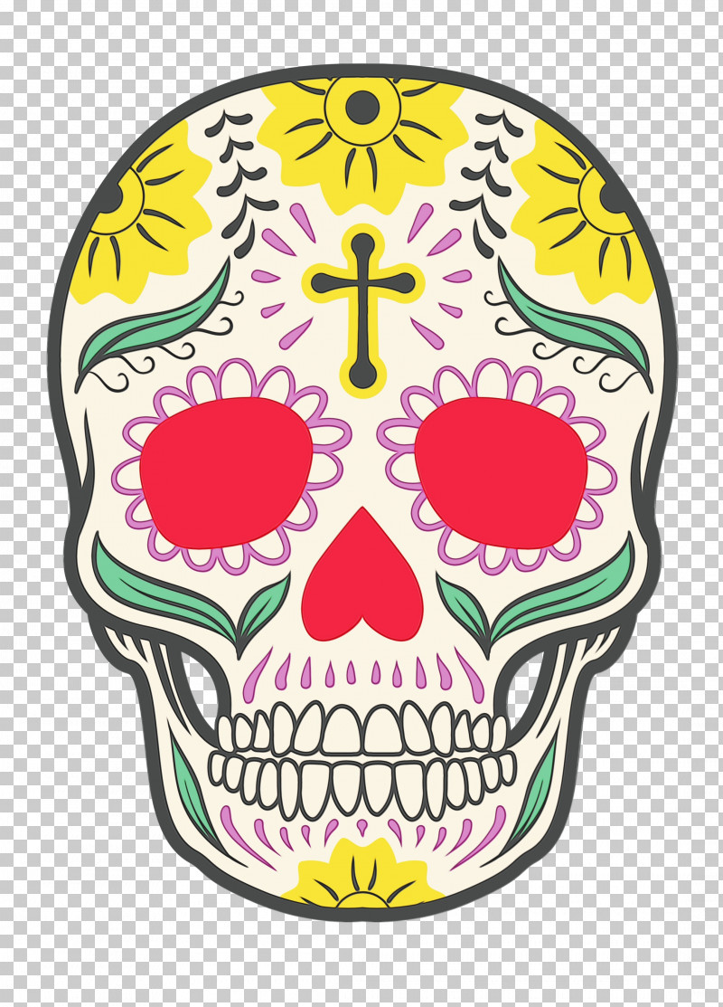 Skull Art PNG, Clipart, Calavera, Day Of The Dead, Festival De Las Calaveras, La Calavera Catrina, Mexican Cuisine Free PNG Download
