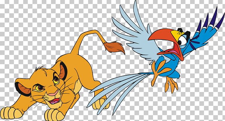 Simba Zazu Mufasa Nala Rafiki PNG, Clipart, Art, Beak, Bird, Carnivoran, Cartoon Free PNG Download