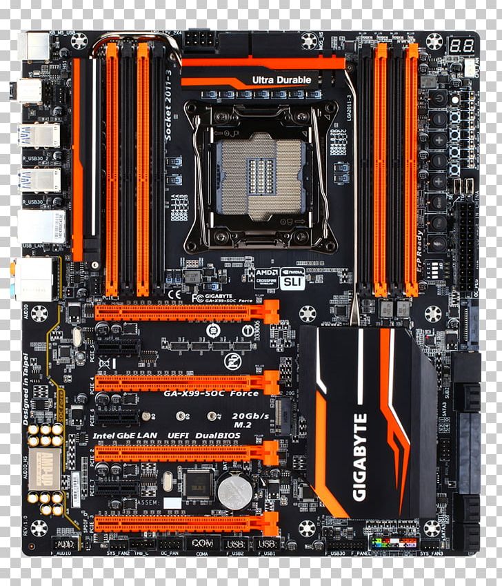 Intel X99 Motherboard Gigabyte Technology LGA 2011 PNG, Clipart, Atx, Central Processing Unit, Computer, Computer Accessory, Computer Case Free PNG Download
