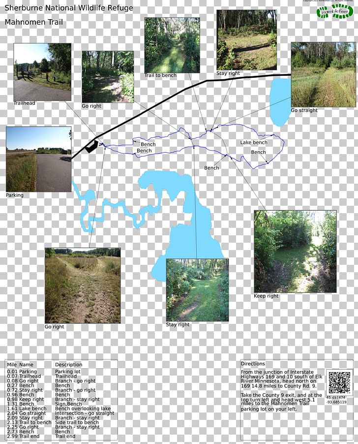 Sherburne National Wildlife Refuge Trail Map Trail Map PNG, Clipart, Angle, Bench, Ecosystem, Elevation, Grass Free PNG Download