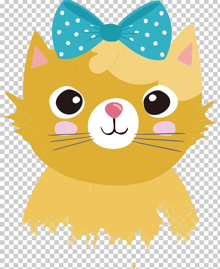 Cat Cartoon Illustration PNG, Clipart, Animals, Bow, Bow Vector, Carnivoran, Cartoon Character Free PNG Download