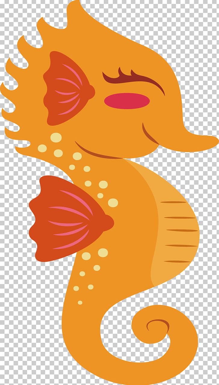 Dwarf Seahorse Orange PNG, Clipart, Animal, Art, Artwork, Cartoon, Color Free PNG Download