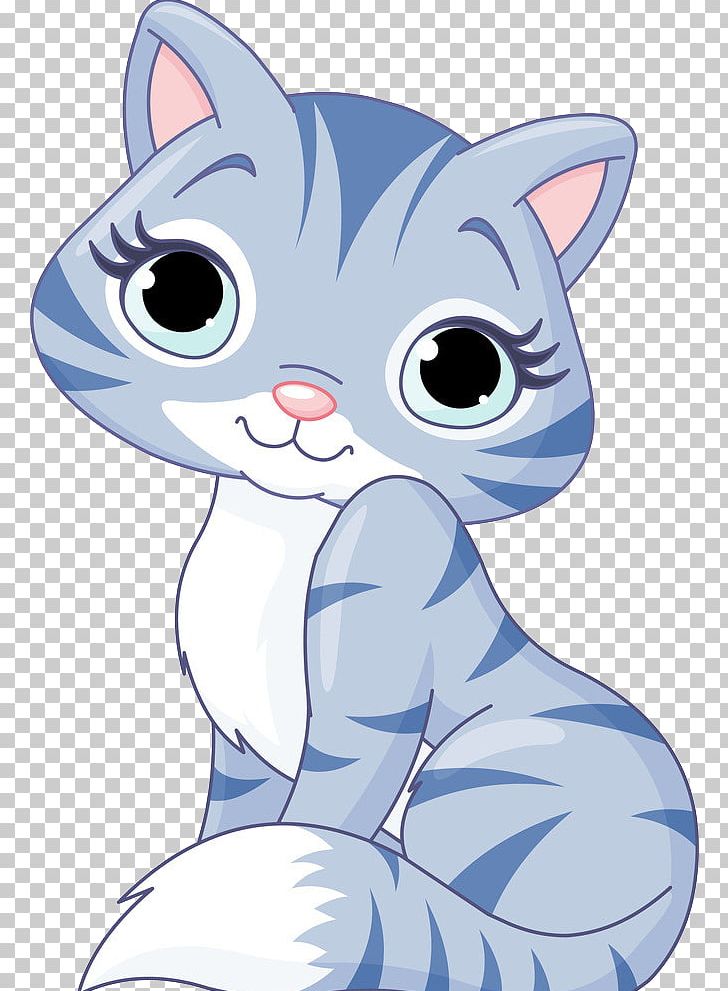 Cat Cartoon PNG, Clipart, Animals, Animation, Art, Blue, Can Stock Photo Free PNG Download