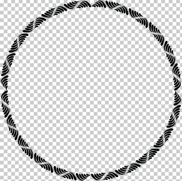 Black And White PNG, Clipart, Black, Black And White, Body Jewelry, Chain, Circle Free PNG Download
