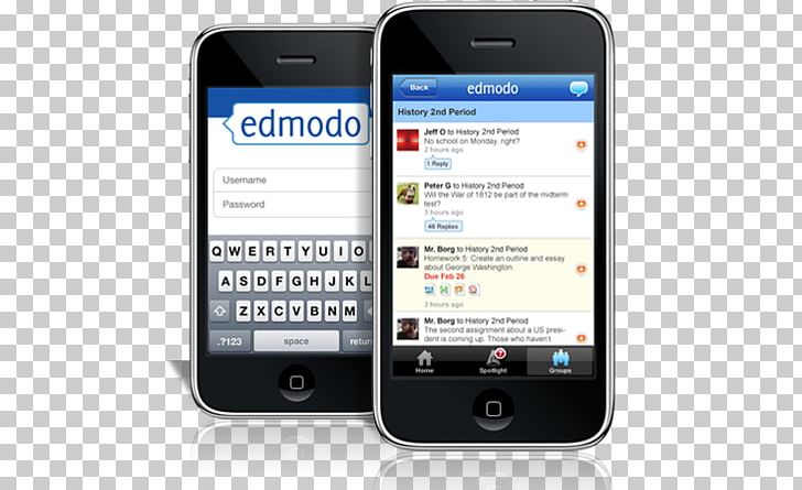 Feature Phone Smartphone Edmodo Mobile Phones Web 2.0 PNG, Clipart, Brand, Cellular Network, Communication, Communication, Electronic Device Free PNG Download
