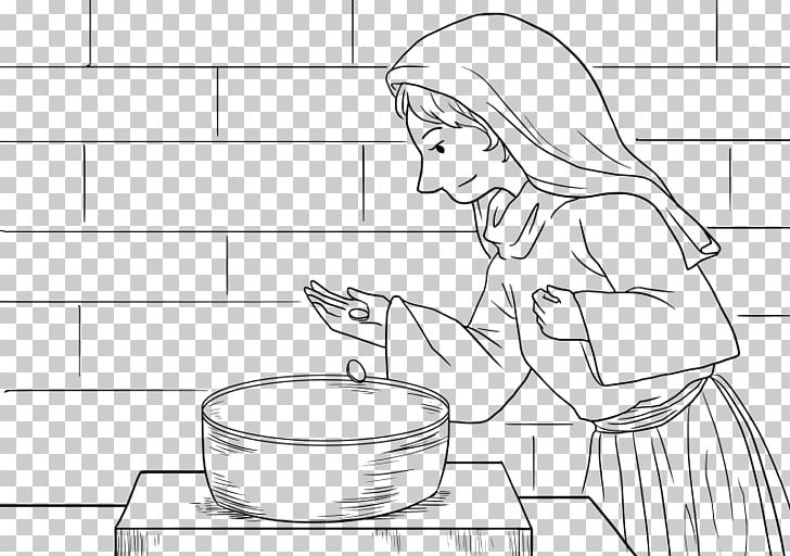Bible Lesson Of The Widow's Mite Gospel Of Mark Coloring Book New Testament PNG, Clipart,  Free PNG Download