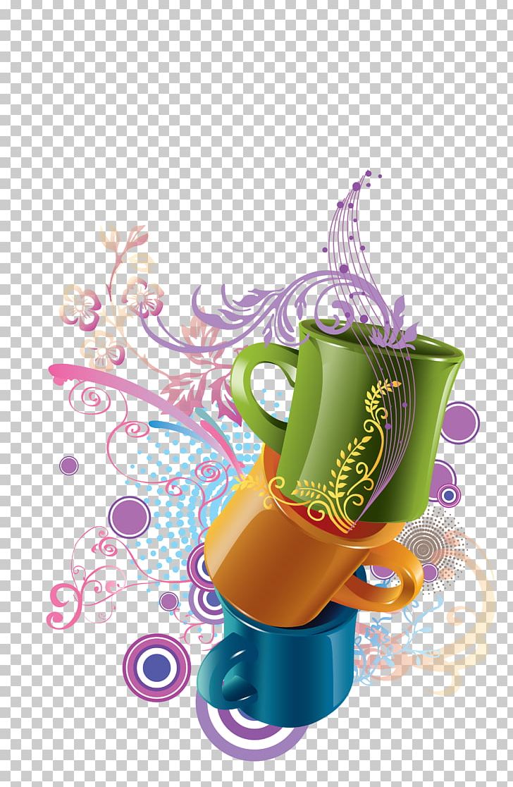 Cup Watercolor Painting PNG, Clipart, Coffee Cup, Color, Computer Wallpaper, Creative Background, Creative Graphics Free PNG Download