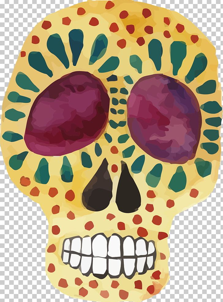 Skull Illustration PNG, Clipart, Cartoon, Color, Colorful Background, Coloring, Color Pencil Free PNG Download