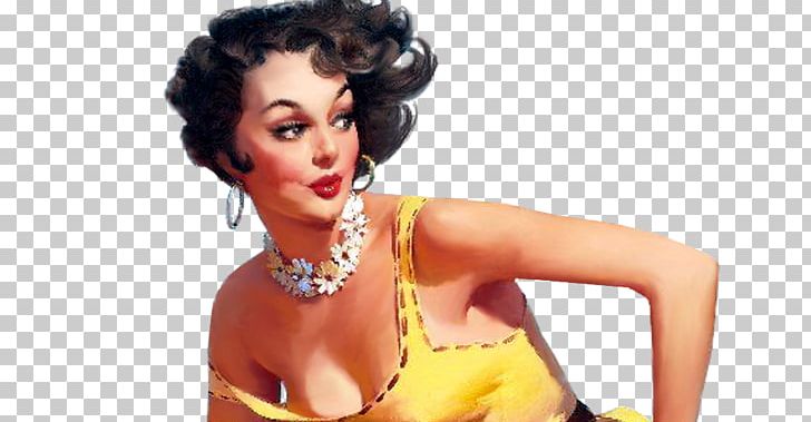 Pin-up Girl Poster Retro Style PNG, Clipart, Black Hair, Brown Hair, Drawing, Fashion Model, Female Free PNG Download
