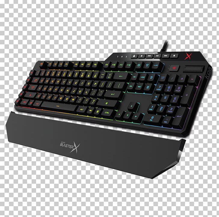 Computer Keyboard Creative Technology Gaming Keypad Sound Blaster Amazon.com PNG, Clipart, Amazoncom, Computer, Computer Keyboard, Creative Technology, Electrical Switches Free PNG Download