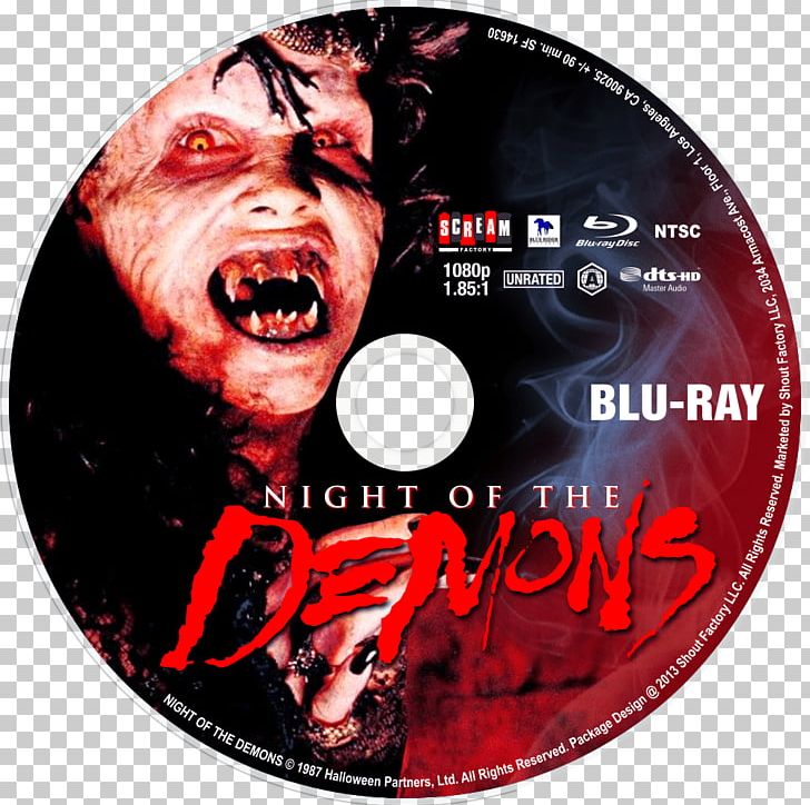 DVD Night Of The Demons Blu-ray Disc Film Album Cover PNG, Clipart, Album Cover, Bluray Disc, Borderline, Brand, Compact Disc Free PNG Download