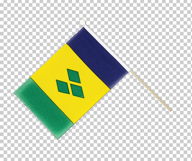 Saint Vincent And The Grenadines Flag Yellow Meter PNG, Clipart, Flag, Meter, Paint, Saint Vincent And The Grenadines, Watercolor Free PNG Download