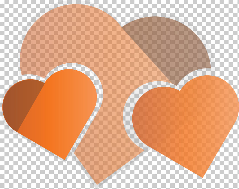 Heart PNG, Clipart, Heart, Love, Material Property, Orange, Peach Free PNG Download