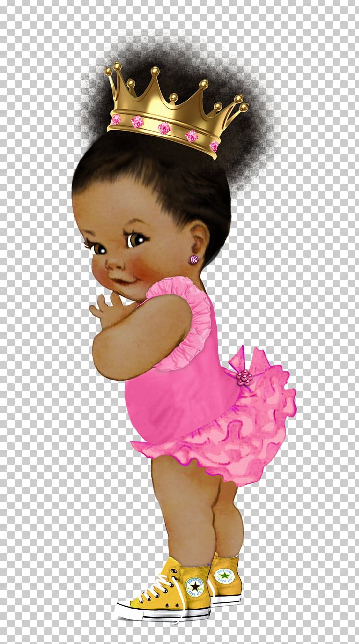 Printable Afro Puff Baby