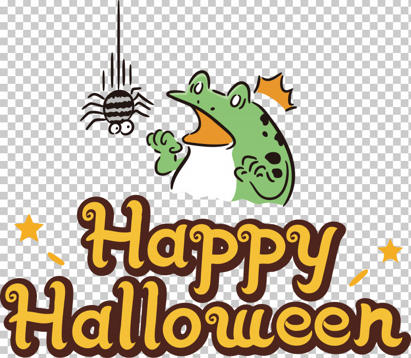 Happy Halloween PNG, Clipart, Beak, Cartoon, Frogs, Happy Halloween, Logo Free PNG Download