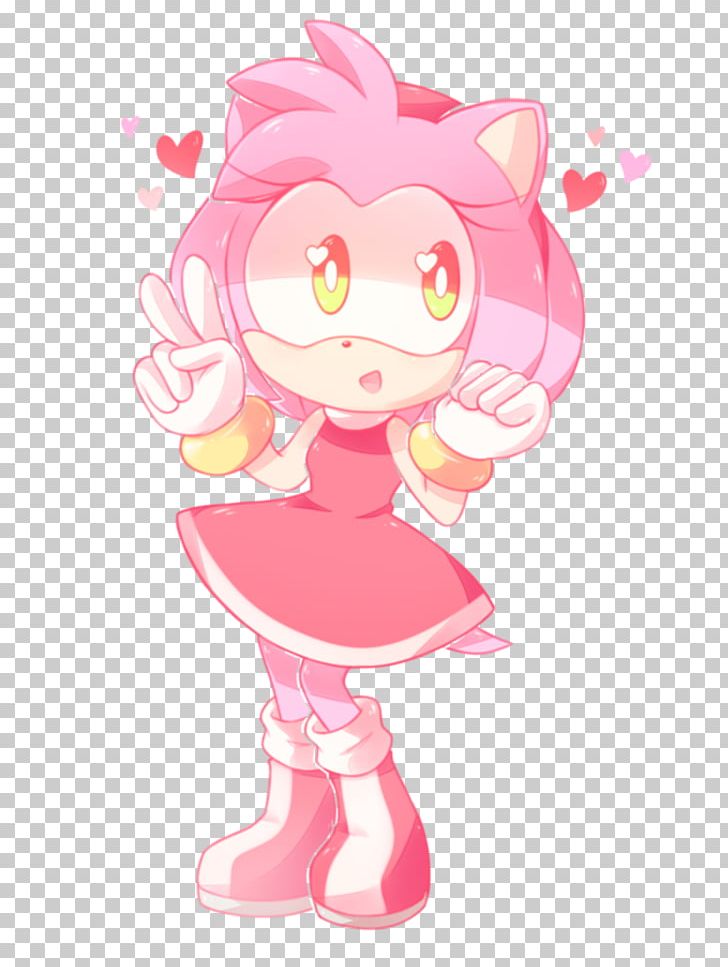 Amy Rose Sonic CD Sonic Mega Collection Sonic The Hedgehog Tails PNG, Clipart, Amy, Amy Rose, Anime, Art, Cartoon Free PNG Download