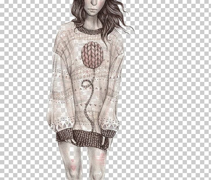 Drawing Sweater Art Illustration PNG, Clipart, Artist, Baby Girl, Cartoon, Cartoon Girl, Clot Free PNG Download