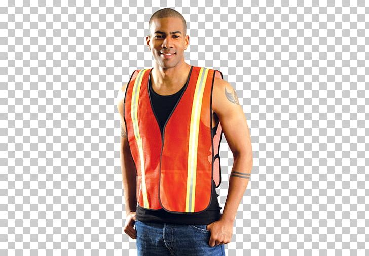 Gilets High-visibility Clothing T-shirt American National Standards Institute Mesh PNG, Clipart, Abdomen, Arm, Clothing, Gilets, Highvisibility Clothing Free PNG Download