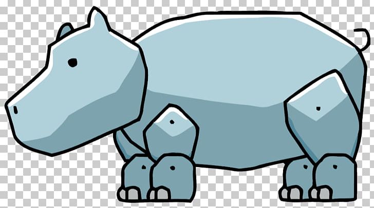 Scribblenauts Unlimited Dog Hippopotamus PNG, Clipart, Area, Carnivoran, Cartoon, Coloring, Dog Free PNG Download