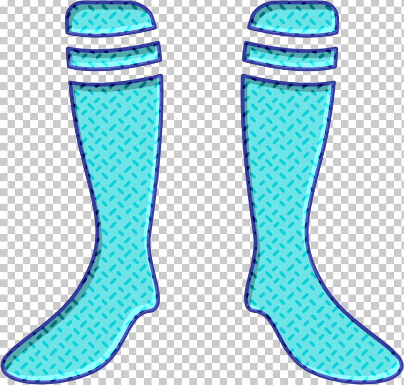 Football Socks With White Lines Design Icon Football Icon Socks Icon ...