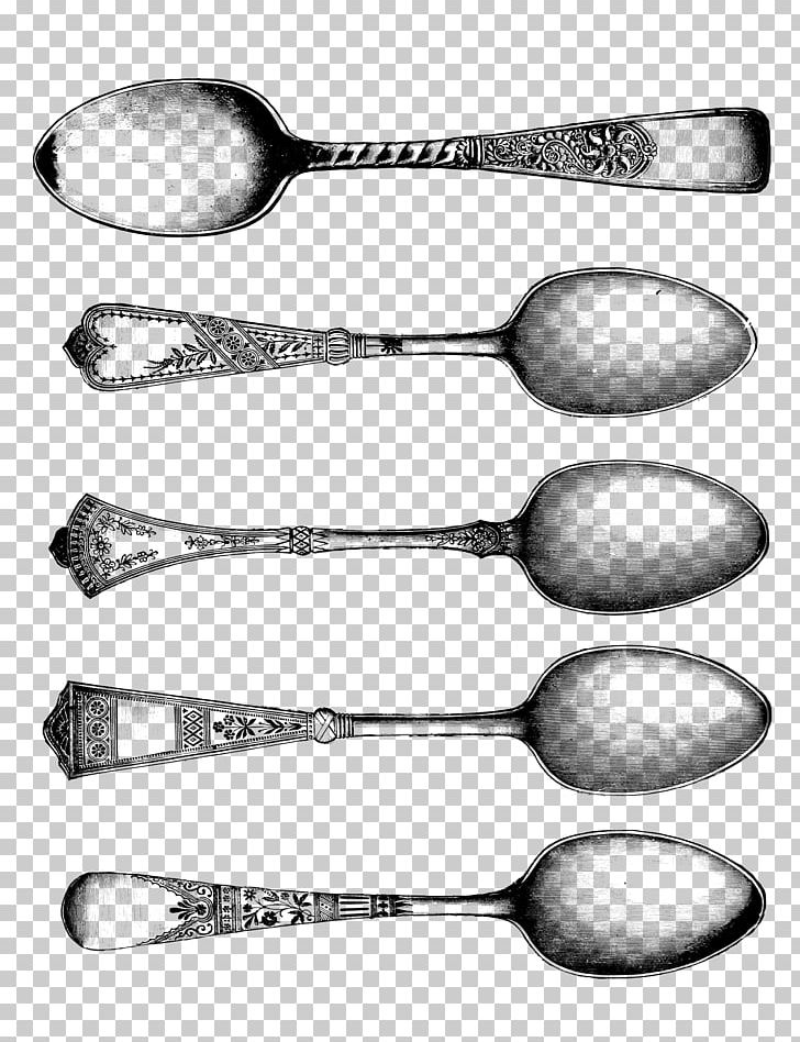 Knife Spoon Cutlery Fork PNG, Clipart, Antique, Black And White, Cutlery, Fork, Household Silver Free PNG Download