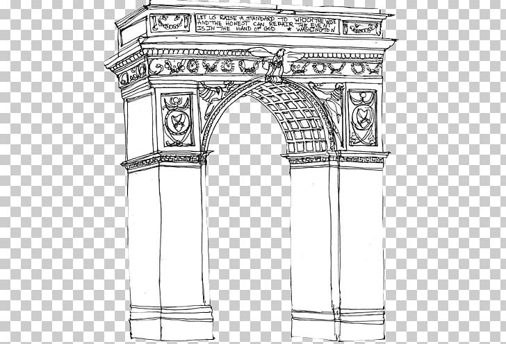 Arch Furniture Product Design Facade Line Art PNG, Clipart, Angle, Arch, Architecture, Black And White, Column Free PNG Download