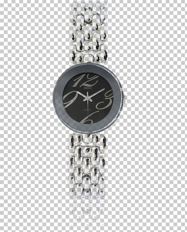 Watch Rado Quartz Clock Strap PNG, Clipart, Automatic Watch, Black, Black Hair, Black White, Casio Free PNG Download