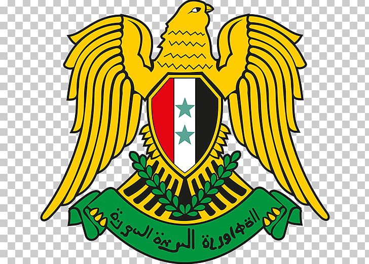Flag Of Syria United Arab Republic Coat Of Arms Of Syria National Symbol PNG, Clipart, Artwork, Beak, Coat Of Arms, Coat Of Arms Of Syria, Crest Free PNG Download