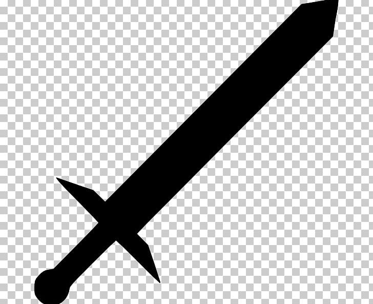 Sword Computer Icons PNG, Clipart, Angle, Black, Black And White, Cartoon, Clip Art Free PNG Download