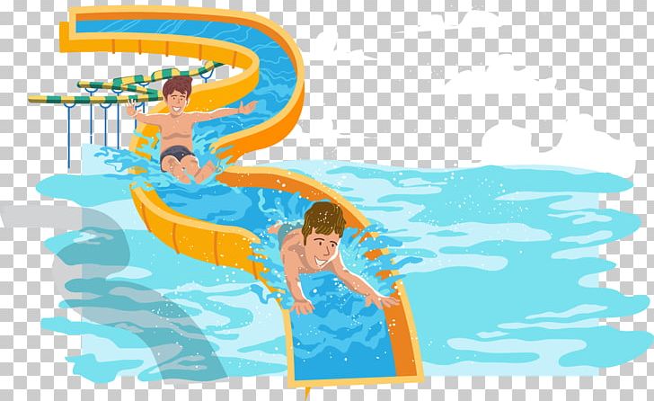 Water Park Water Slide Swimming Pool PNG, Clipart, Amusement Park, Area, Art, Blue, Cartoon Free PNG Download