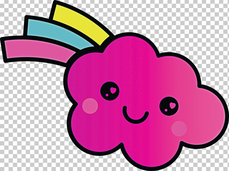 Pink Cartoon Nose Purple Snout PNG, Clipart, Cartoon, Cartoon Cloud, Cute Cloud, Line, Line Art Free PNG Download