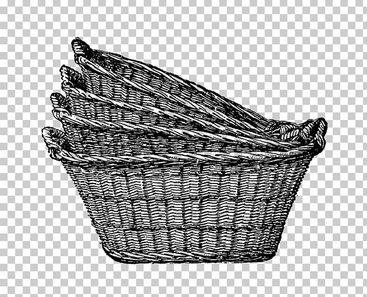 Laundry Basket Wicker Hamper PNG, Clipart, Antique, Basket, Black And White, Clothespin, Detergent Free PNG Download