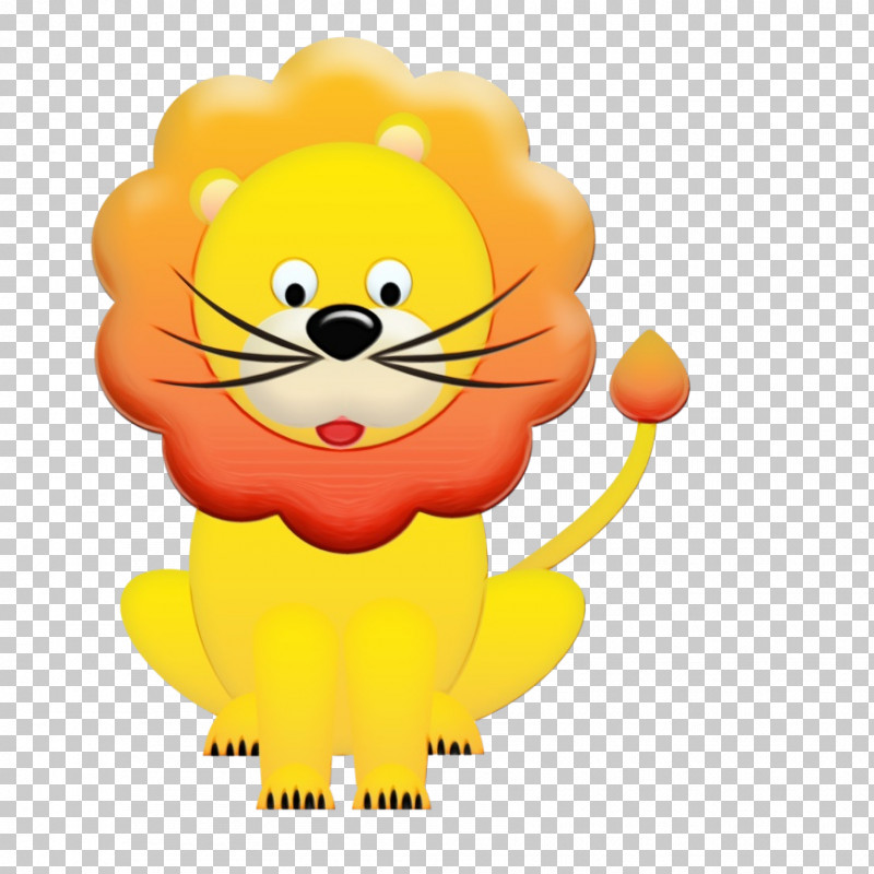 Cartoon Yellow Balloon Lion Animation PNG, Clipart, Animation, Balloon, Cartoon, Lion, Paint Free PNG Download