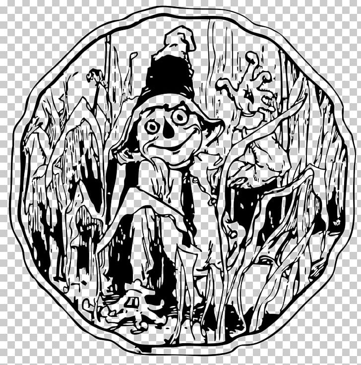 Scarecrow The Wonderful Wizard Of Oz The Tin Man The Wizard Of Oz PNG, Clipart, Art, Artwork, Black And White, Circle, Corn Free PNG Download