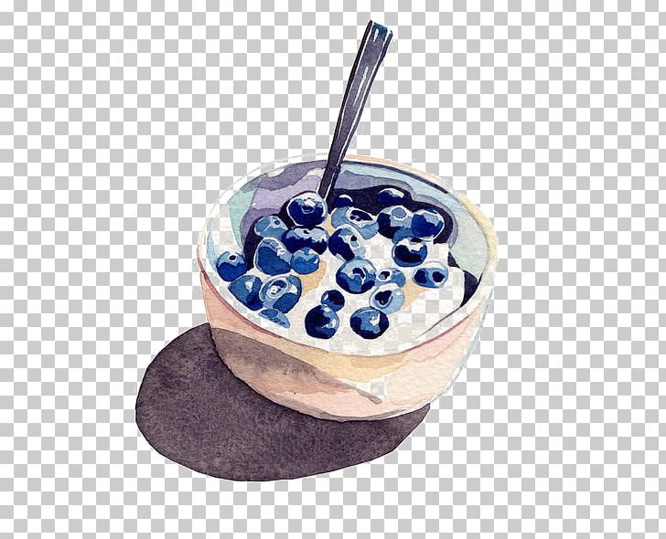 Watercolor Painting Breakfast Illustrator Illustration PNG, Clipart, Art, Berry, Blueberry, Book Illustration, Cartoon Free PNG Download