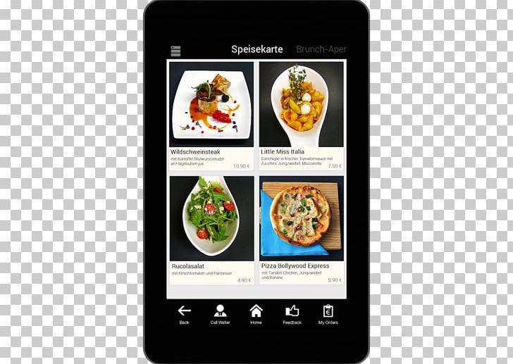 Menu Smartphone Restaurant Mobile App Food PNG, Clipart, Android, Brand, Cake, Display Advertising, Food Free PNG Download