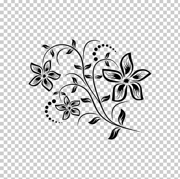 Flower Floral Design PNG, Clipart, Angle, Black, Branch, Butterfly, Decorative Arts Free PNG Download