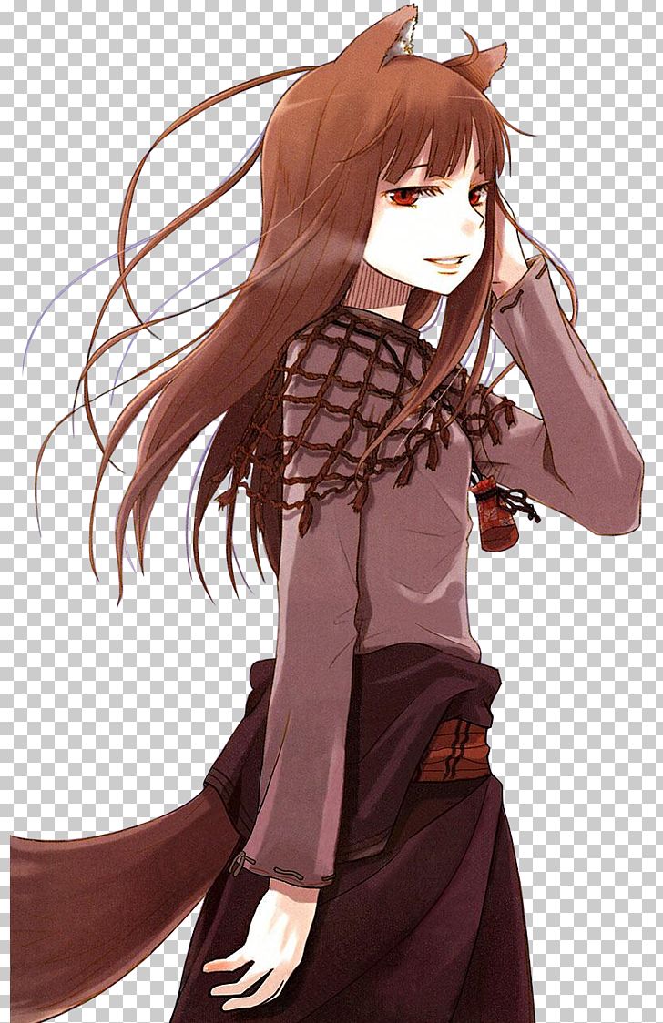 Spice And Wolf PNG, Clipart, Black Hair, Cartoon, Cartoons, Cg Artwork, Fictional Character Free PNG Download