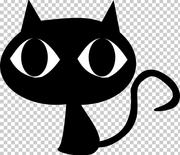 Black Cat Kitten Open PNG, Clipart, Animals, Artwork, Black, Black And White, Black Cat Free PNG Download