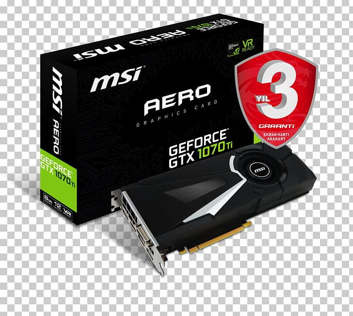 Graphics Cards & Video Adapters NVIDIA GeForce GTX 1070 Ti GDDR5 SDRAM PNG, Clipart, Computer Component, Electronic Device, Electronics, Evga Corporation, Gddr5 Sdram Free PNG Download