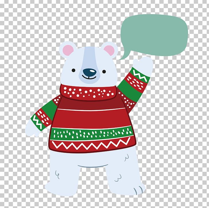 Polar Bear Christmas PNG, Clipart, Animal, Animals, Bear, Bears, Bear Vector Free PNG Download