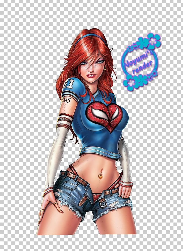 Mary Jane Watson Spider-Man: Homecoming Carol Danvers Gamora PNG, Clipart, Arm, Brown Hair, Cheerleading Uniform, Comic Book, Comics Free PNG Download