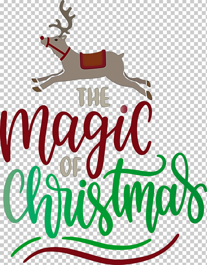 Magic Christmas PNG, Clipart, Character, Christmas Day, Christmas Decoration, Deer, Logo Free PNG Download