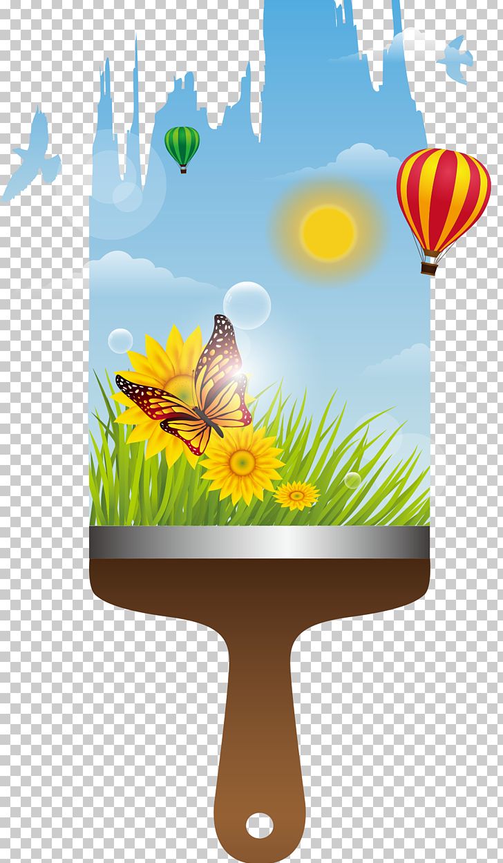 Paintbrush PNG, Clipart, Air, Art, Balloon, Birds, Brush Free PNG Download
