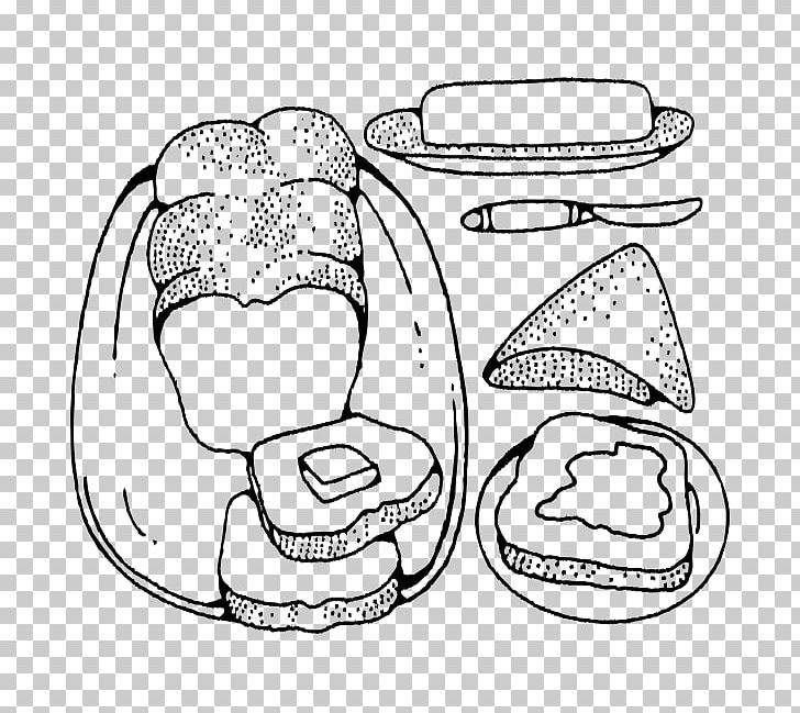 Baguette Garlic Bread Toast Peanut Butter And Jelly Sandwich PNG, Clipart, Angle, Arm, Auto Part, Baguette, Black And White Free PNG Download