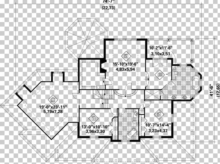 Floor Plan Technical Drawing PNG, Clipart, Angle, Area, Artwork, Black And White, Diagram Free PNG Download