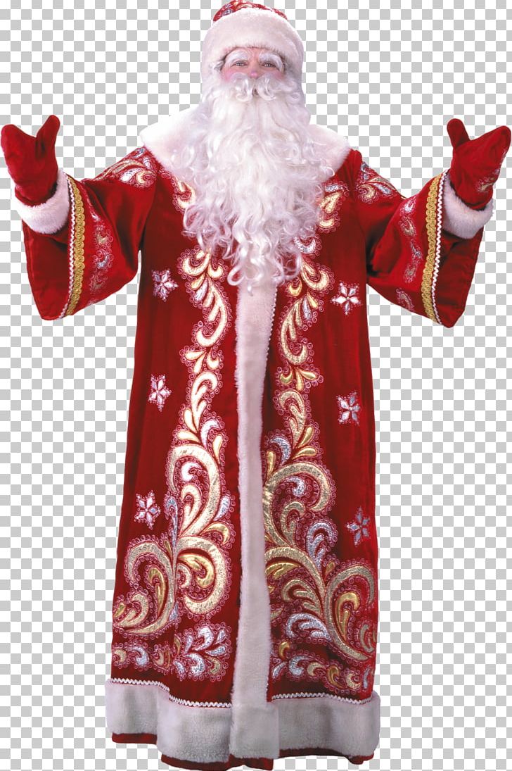 Santa Claus Ded Moroz Snegurochka Costume New Year PNG, Clipart, Carnival, Child, Christmas, Christmas Decoration, Christmas Ornament Free PNG Download