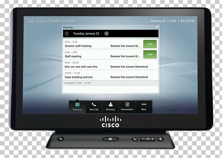 Cisco TelePresence Remote Presence Cisco Systems Touchscreen Product Manuals PNG, Clipart, Brand, Cisco, Cisco Systems, Cisco Telepresence, Computer Monitor Free PNG Download